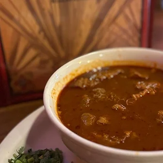 A bowl of Mexican stew served at El Agave in Catonsville
