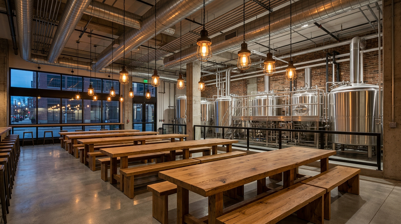 Brewery & Taproom — representative image, not the actual venue