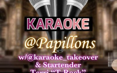 Karaoke at Papillons