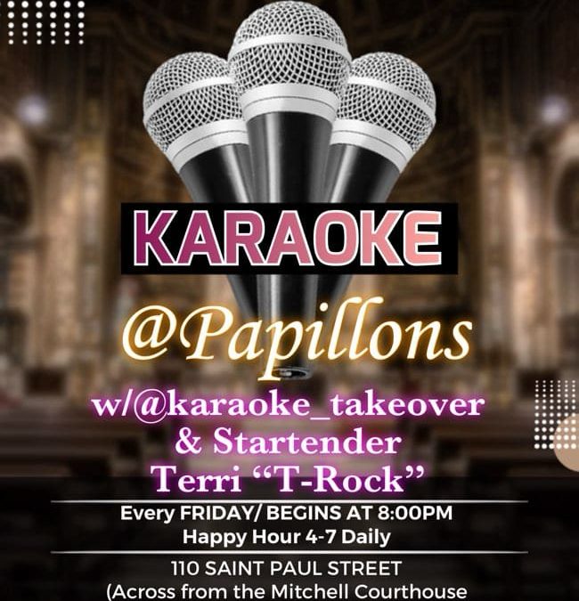 Karaoke at Papillons